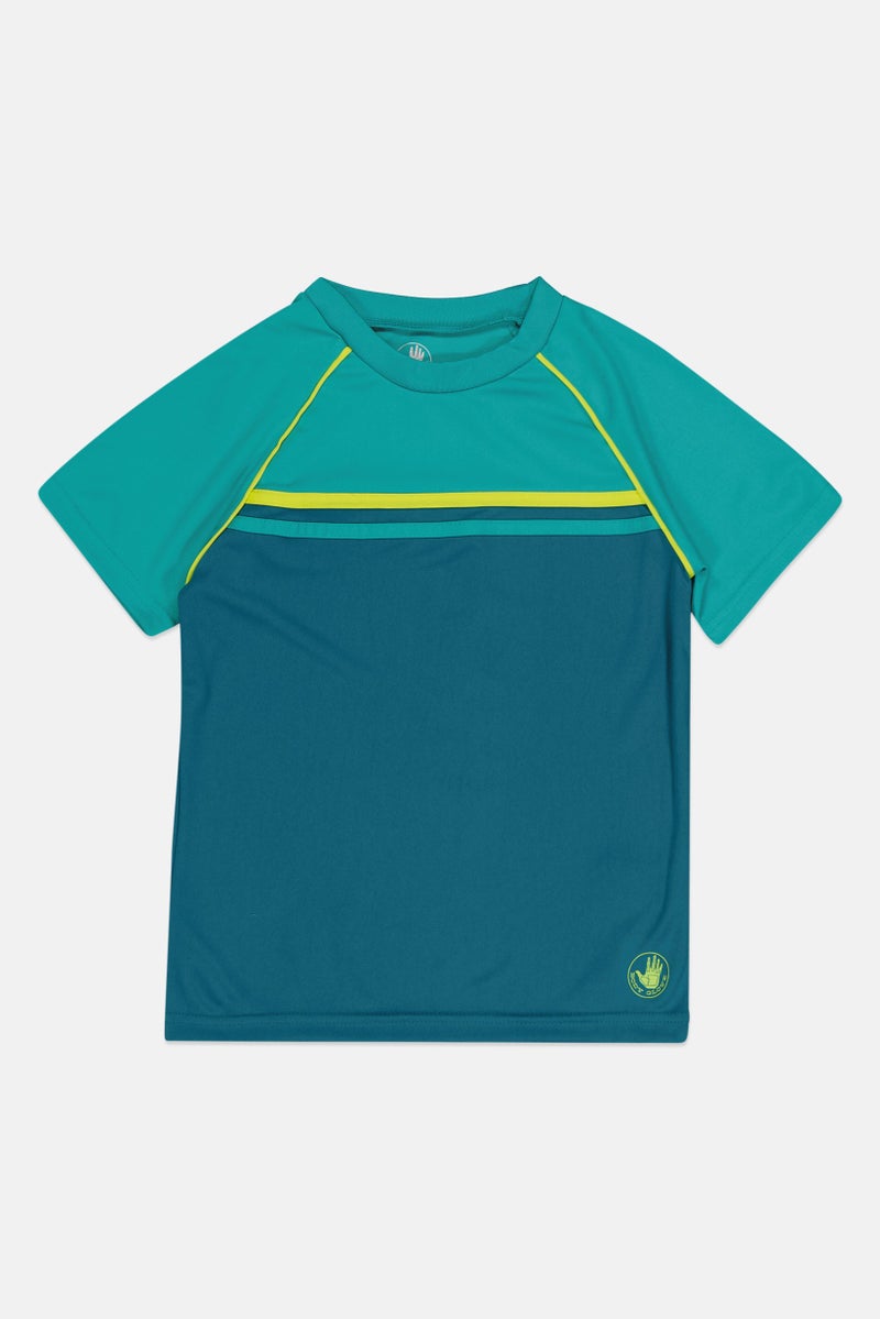 Body Glove Toddlers Boy 3 Pieces Brand Logo T-Shirt And Shorts Set, Multicolor - Image 4